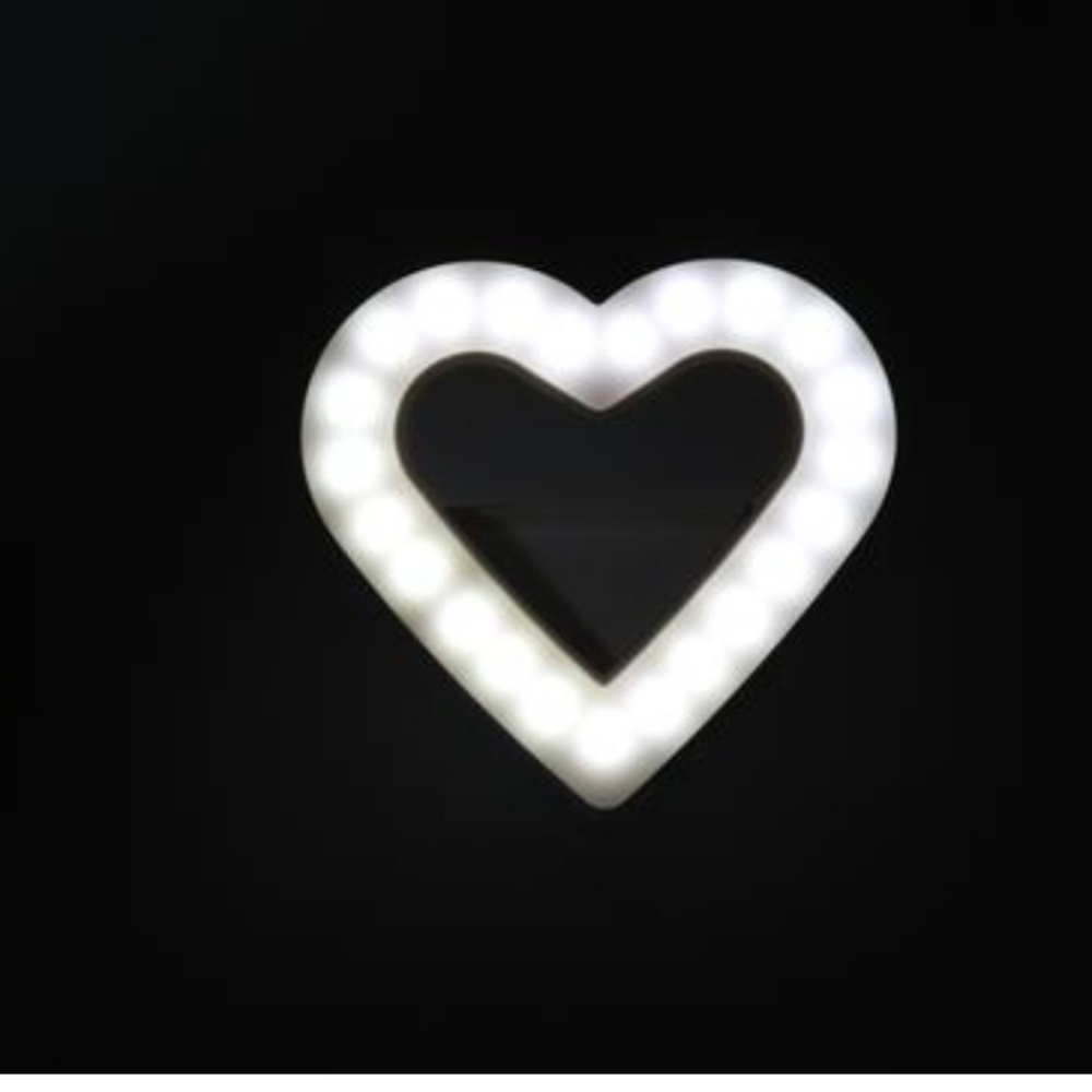 COPY - Heart phone clip on light